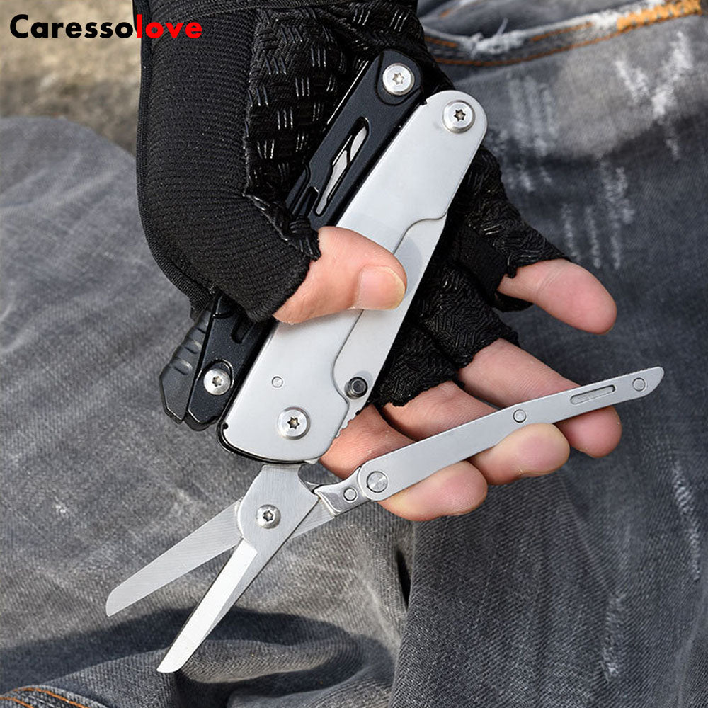 Caressolove Multifunctional Foldable And Detachable Tool Pliers Stainless Steel Pliers