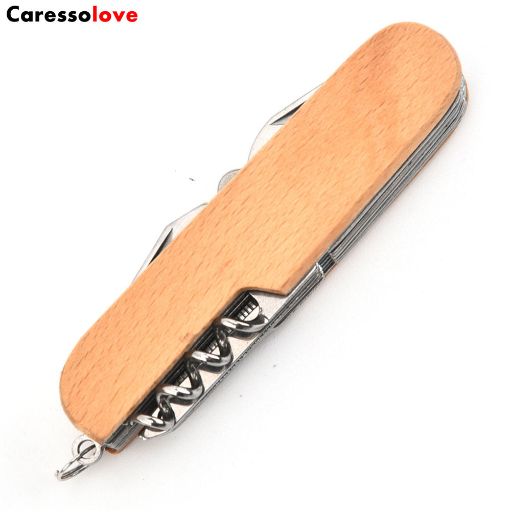 Caressolove 11-in-1 Multi Tool Folding Swiss Knife, With Screwdriver Saw Scissors Opener, Multifunction Pocket Knife Set For Household, Outdoor Camping Hiking Survival Army Knife