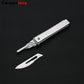 Caressolove Stainless Steel Pocket Folding Utility Knife, EDC Utility Surgical Knives With 10 Replaceable Blades