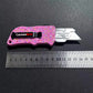 Caressolove Pink Automatic Utility Knife, Safety Heavy Duty Auto Retractable Box Cutter, Replaceable Razor Blade Knives