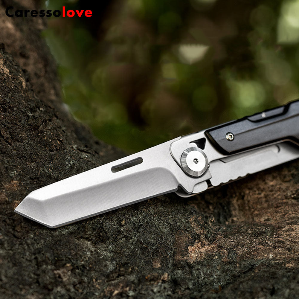 Caressolove New Outdoor Multifunctional Folding Knife Portable Knife And Scissor Emergency Disaster Preparedness