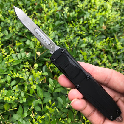 Caressolove Automatic Utility Knife, Auto Retractable Scalpel Pocket Knife with 10PCS #23 and 3PCS #60 Blades