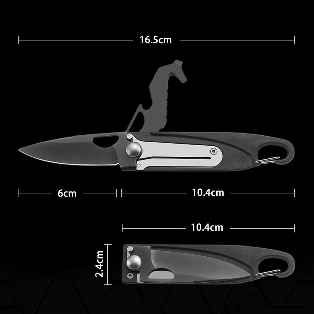Caressolove Multifunctional Folding Pocket Knife, Everyday Carry And Outdoor Activities Multi Tool