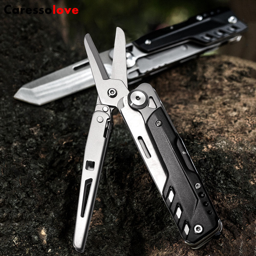 Caressolove New Outdoor Multifunctional Folding Knife Portable Knife And Scissor Emergency Disaster Preparedness