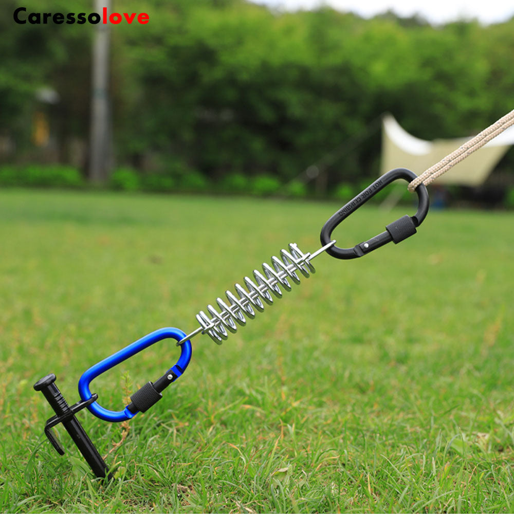 Careolove 8PCS Screwgate Locking Carabiner Clip, Aluminum D Ring Shape Professional Rock Climbing Carabiner Screw Lock, For Hiking Camping Fishing And Outdoor Use