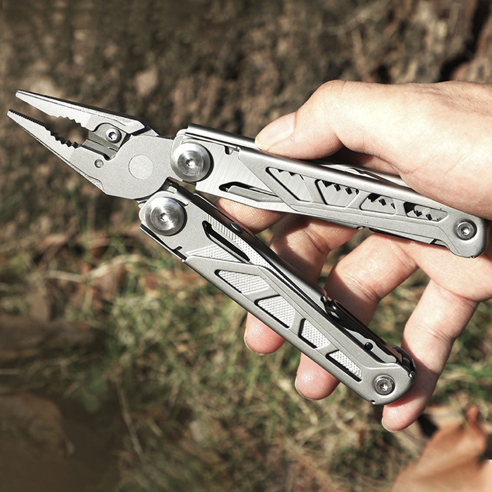 Multifunctional Foldable Pliers EDC Folding Knife Multitool Scissors Saw Clamp Outdoor Multi Purpose Survival Tools Pliers Cutting Knife