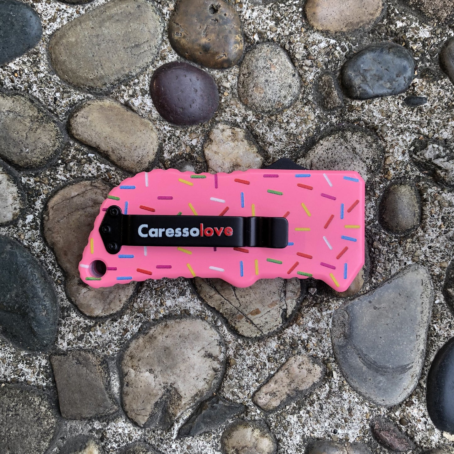 Caressolove Pink Automatic Utility Knife, Safety Heavy Duty Auto Retractable Box Cutter, Replaceable Razor Blade Knives