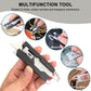 Caressolove 9-in-1 Mini Utility Knife Multitool For Household and Outdoor, Multipurpose Keychain EDC Pocket Knife, Small Replaceable Razor Blade Box Cutter With Clip and 10PCS SK5 Blades