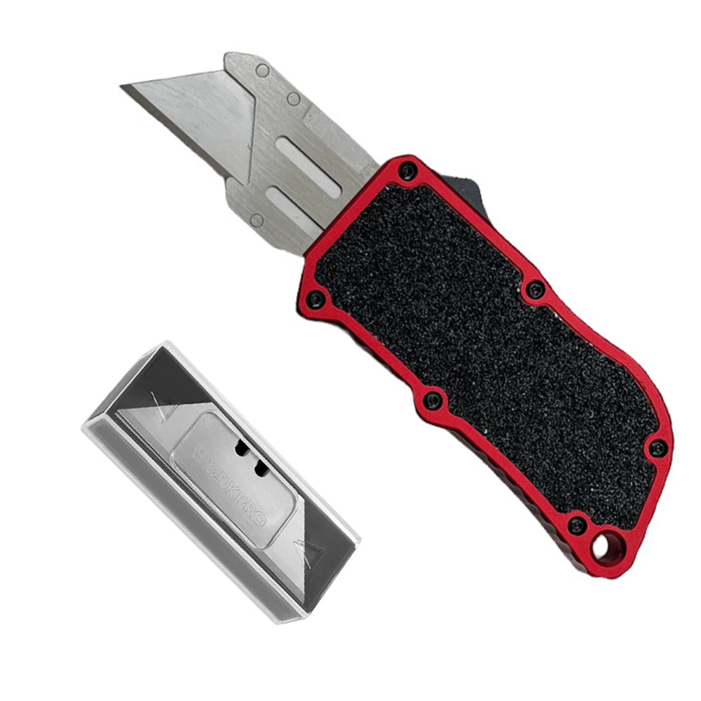 Caressolove Automatic Utility Knife, 2nd Generation Automatic Box Cutter, Auto Razor Blade Cutter