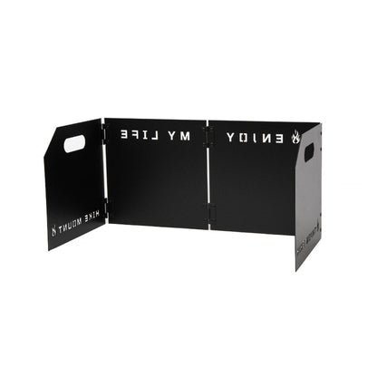 Caressolove Stove Windscreen  Folding Camping Stove Windshield 4 Plates Travel Camping Windscreen Burning Protection Wind Screen for Outdoor BBQ Stove